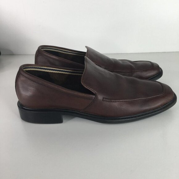 Men's Rockport Brown Leather Slip On Loafers - Picture 10 of 10